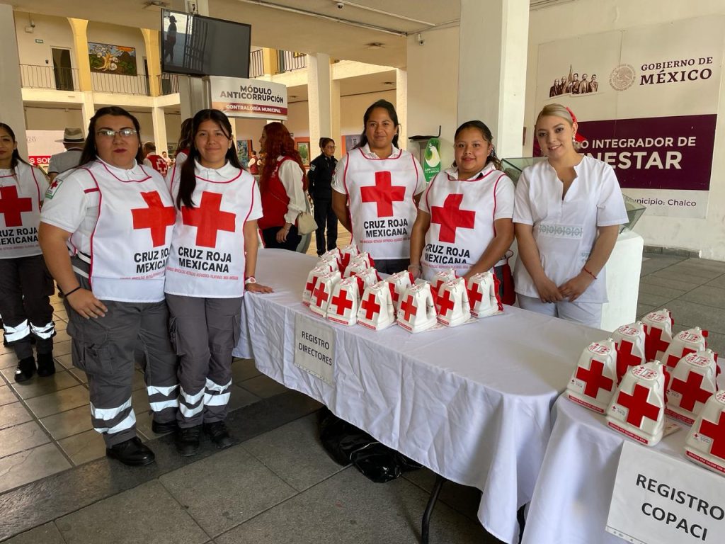 En Chalco Edomex Inició colecta nacional de Cruz Roja Mexicana